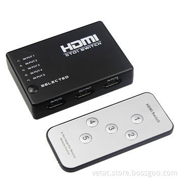 Intelligent or mechanical HDMI switches